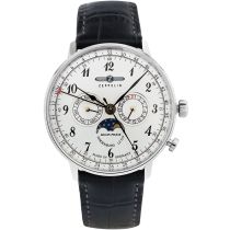 Zeppelin 7036-1 LZ 129 Hindenburg Mondphase Herrenuhr 40mm 3ATM