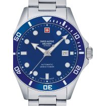 Swiss Alpine Military 7095.2135 Diver Automatik Herrenuhr 44mm 30ATM