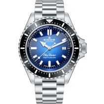 Edox 80120-3NM-BUIDN Skydiver Neptunian Automatik Herrenuhr 44mm 100ATM