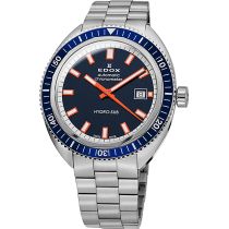 Edox 80128-3BUM-BUIO Hydro-Sub Automatik Chronometer Herrenuhr 42mm 30ATM
