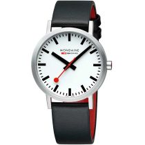 Mondaine A660.30360.16SBBV Herrenuhr Classic SBB vegan 40mm 3ATM