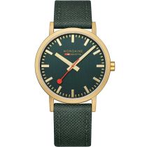 Mondaine A660.30360.60SBS Classic Grün und Gold 40mm 3ATM
