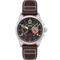 AVI-8 AV-4089-09 Herrenuhr Spitfire Lock Chronograph 42mm 5ATM