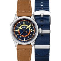 AVI-8 AV-4120-01 Herrenuhr Wingman Worldtimer Automatik GMT 41mm 5ATM