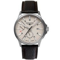 Bauhaus 2860-5 Herrenuhr Aviation Automatik Titanium 42mm 10ATM