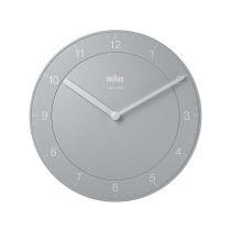 Braun BC06G-DCF Klassik Funkwanduhr 20 cm grau