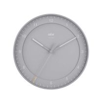 Braun BC17G-DCF Klassik Funkwanduhr 30 cm grau