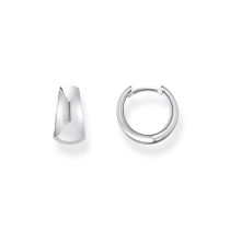 Thomas Sabo CR740-001-21 Bold - Silberne Trapez-Creolen 12 mm Damen