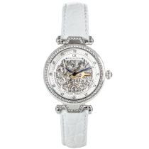 Carl von Zeyten CVZ0071WHS Damenuhr Gütenbach Automatik 38mm 5ATM