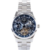 Carl von Zeyten CVZ0063BLMS Freiburg Automatik Dual Time Herrenuhr 44mm