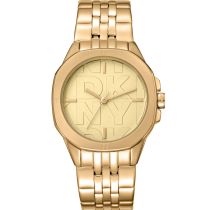 DKNY DK1L012M0065 Damenuhr Brooklyn Midi Gold 34MM 5ATM