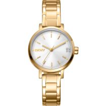 DKNY DK1L038M0055 Damenuhr Soho Glitz Gold 30mm 5ATM