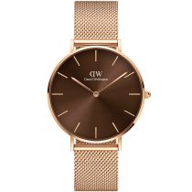 Daniel Wellington DW00100478 Damenuhr Petite Amber 36mm 3ATM 