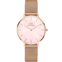 Daniel Wellington DW00100516 Damenuhr Petite Melrose Pearl 32mm 3ATM 