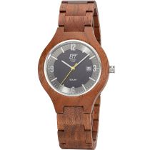 ETT EGW-12123-22SET Solar drive Osoyoos Wood Herrenuhr 42mm 3ATM