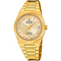 Festina F20033/2 Damenuhr Swiss Made Rivé Automatik 35mm 10ATM 