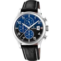 Festina F20375/7 Herrenuhr Classic Chrono 43mm 10ATM 