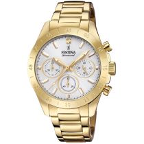 Festina F20400/1 Boyfriend Damenuhr Chronograph 39mm 10ATM