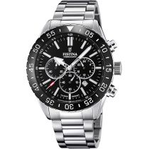 Festina F20575/3 Chronograph Keramik Herrenuhr 44mm