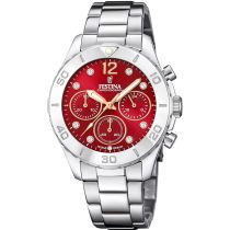 Festina F20603/2 Boyfriend Chronograph Damenuhr 39mm 10ATM