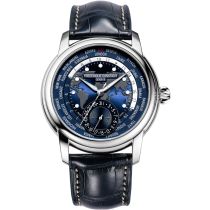 Frederique Constant FC-718NWM4H6 Classic Worldtimer Automatik Herrenuhr 42mm 5ATM
