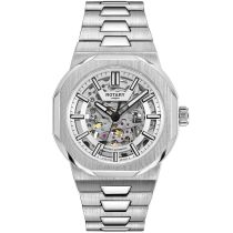 Rotary GB05495/06 Herrenuhr Skeleton Sport Automatik 40mm 10ATM