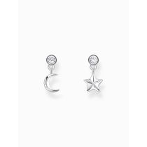 Thomas Sabo H2293-051-14 Silberne Ohrstecker Mond- und Stern Damen