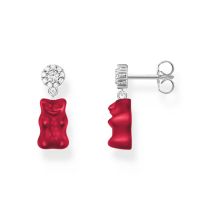 Thomas Sabo H2330-052-10 Ohrstecker mit roten Goldbären silber Damen