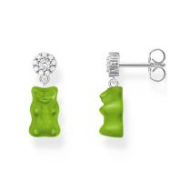 Thomas Sabo H2330-052-6 Ohrstecker mit grünen Goldbären silber Damen