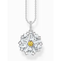 Thomas Sabo KE2086-051-4-L45V Kette mit Blumen Anhänger silber Damen