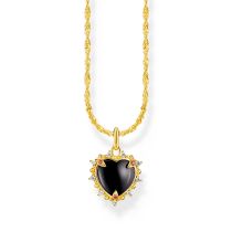 Thomas Sabo KE2297-995-11-L45V Vergoldete Kette mit Heart Romance Anhänger Damen