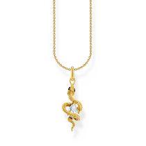 Thomas Sabo KE2300-565-14-L45V Vergoldete Kette mit Tempting Romance Schlangen-Anhänger Damen