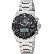 Master Time MTGA-10920-22M Herrenuhr Funk World Timer 44mm 5ATM