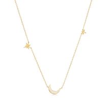 ANIA HAIE NAU008-03YG Cosmos Damen Halskette Gold 14K, verstellbar