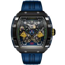 Nubeo NB-6100-01 Herrenuhr Magellan Double Barrel Automatik 48mm 5ATM