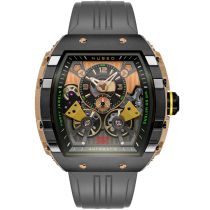 Nubeo NB-6100-06 Herrenuhr Magellan Double Barrel Automatik 48mm 5ATM