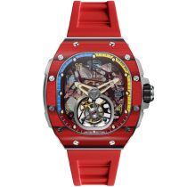 Nubeo NB-6108-03 Herrenuhr Viper Tourbillon Limited 43mm 5ATM
