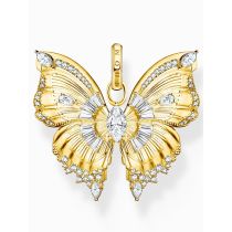 Thomas Sabo PE984-414-14 Anhänger butterfly mit Steinen vergoldet Damen