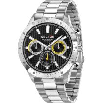 Sector R3253578021 Serie 270 Dual Time Herrenuhr 45mm 5ATM