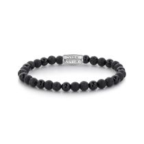 Rebel & Rose Armband Black Rocks RR-60033-S-L Herren