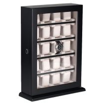 Rothenschild Uhrenvitrine RS-1100-20BL für 20 Uhren black