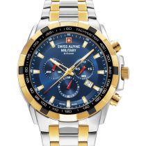 Swiss Alpine Military 7043.9145 Star Fighter Chronograph Herrenuhr 47mm 10ATM