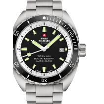 Swiss Military SMA34100.02 Diver Titanium Automatik Herrenuhr 42mm 30ATM