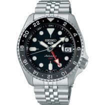 Seiko 5 Sports SSK001K1 GMT Automatik Herrenuhr 43mm 10ATM