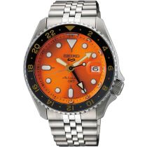 Seiko 5 Sports SSK005K1 GMT Automatik Herrenuhr 43mm 10ATM