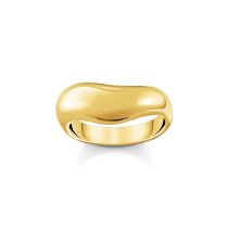 Thomas Sabo TR2473-413-39-54 Bold - Vergoldeter Ring in geschwungener Form Damen