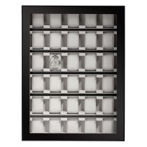 Rothenschild Uhrenvitrine RS-1100-30BL fuer 30 Uhren black