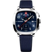 Wenger 01.1933.110 Herrenuhr Vintage Sport Chronograph 40mm 5ATM