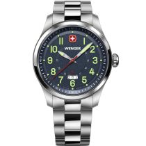 Wenger 01.0541.123 Herrenuhr Terragraph 43mm 10ATM