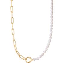 ANIA HAIE N043-01G Pearl Power Damen Halskette, verstellbar